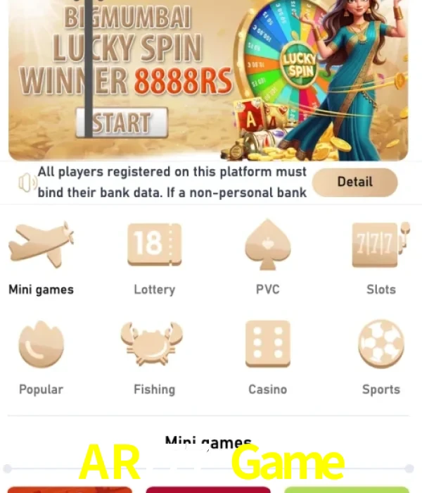 AR777 Game login