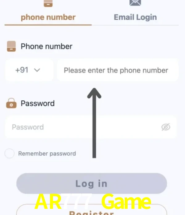 AR777 Game login